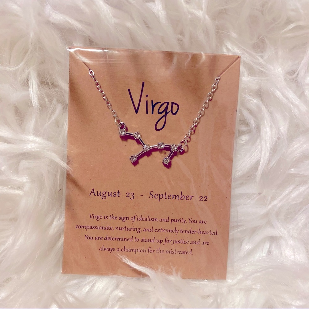 NEW! Virgo ♍️ Necklace Zodiac Sign